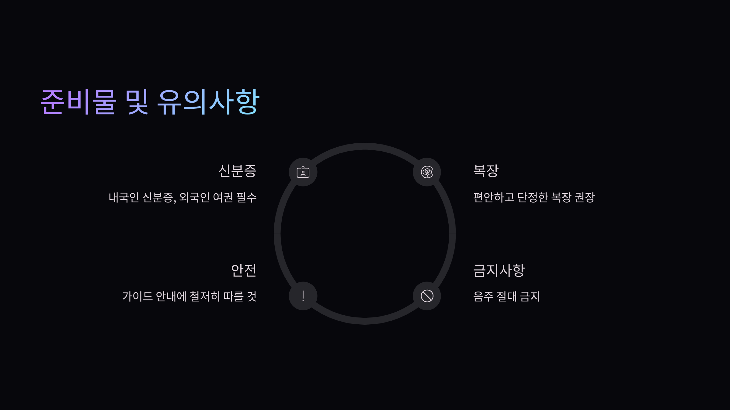 준비물