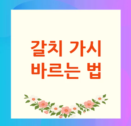 갈치-가시-바르는-법