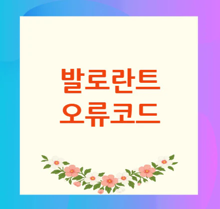 발로란트-오류코드