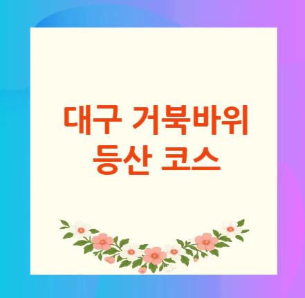 대구-거북바위-등산-코스